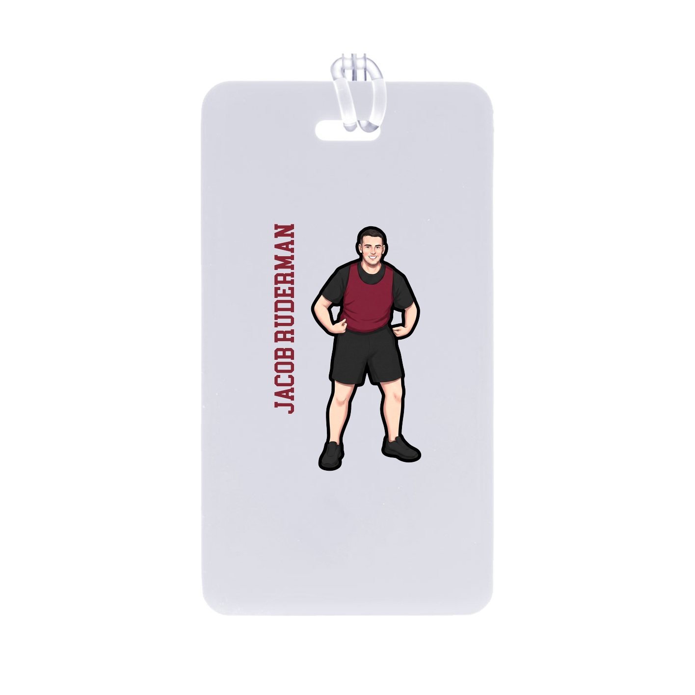 Bag Tag — Name Vertical in Classic
