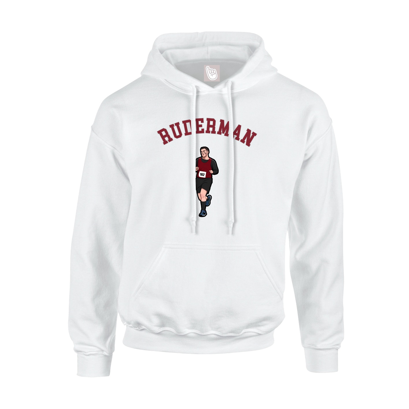 Youth Hoodie — Shirsey Arch in White