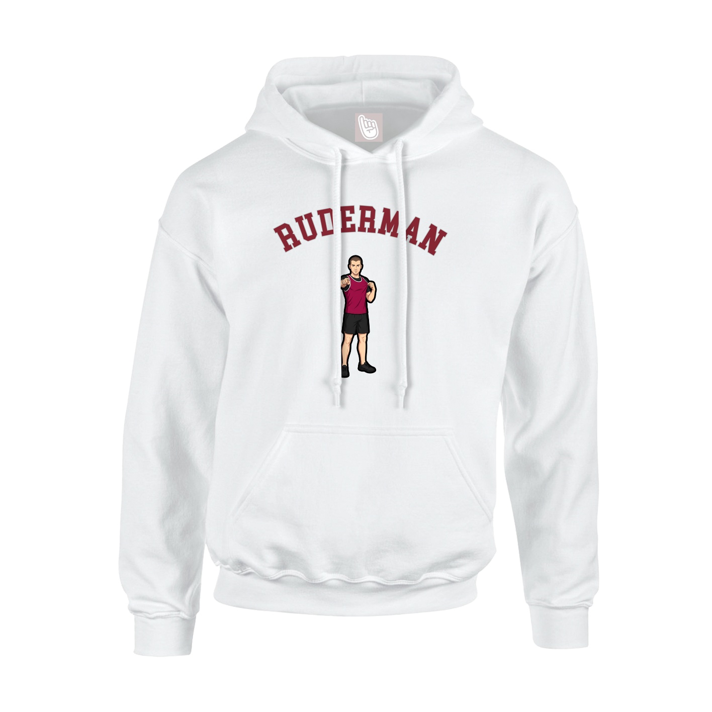 Hoodie — Shirsey Arch in White