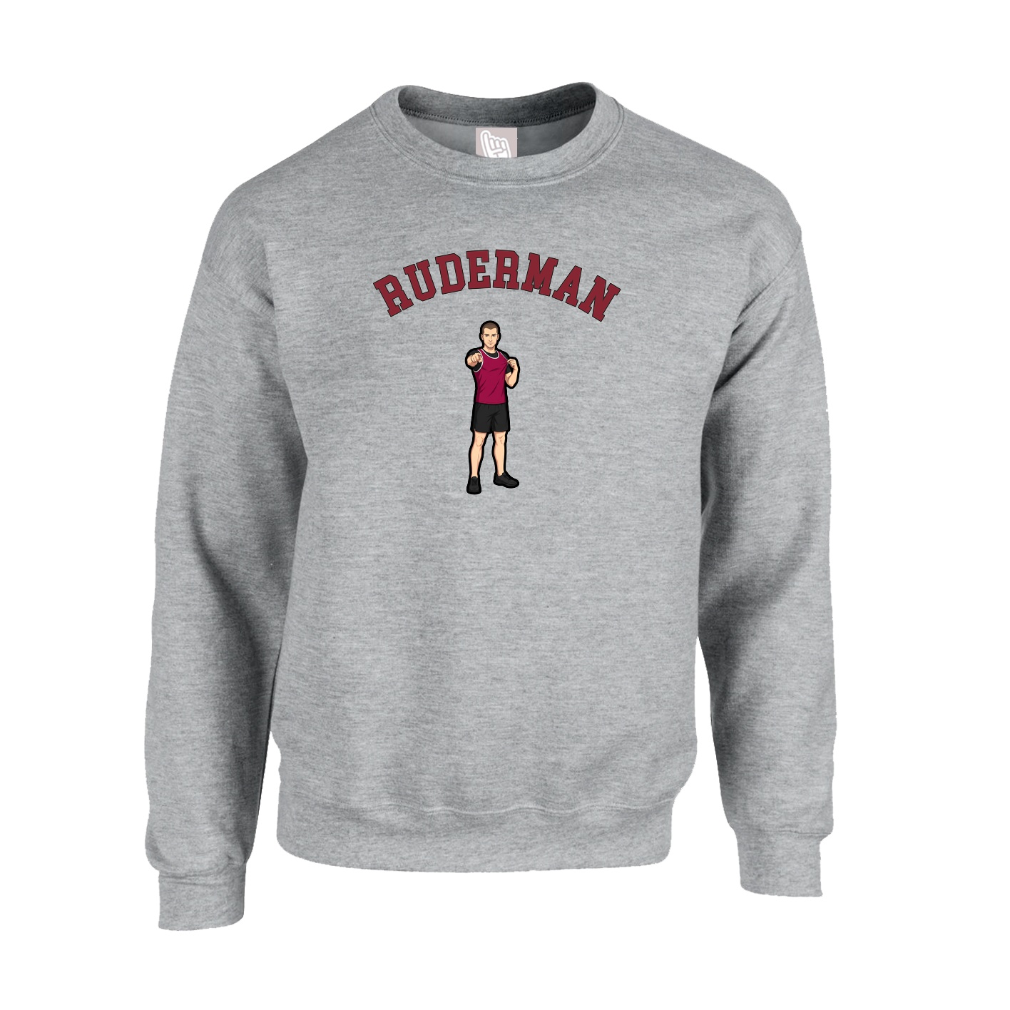 Fleece Crew — Shirsey Arch in Grey
