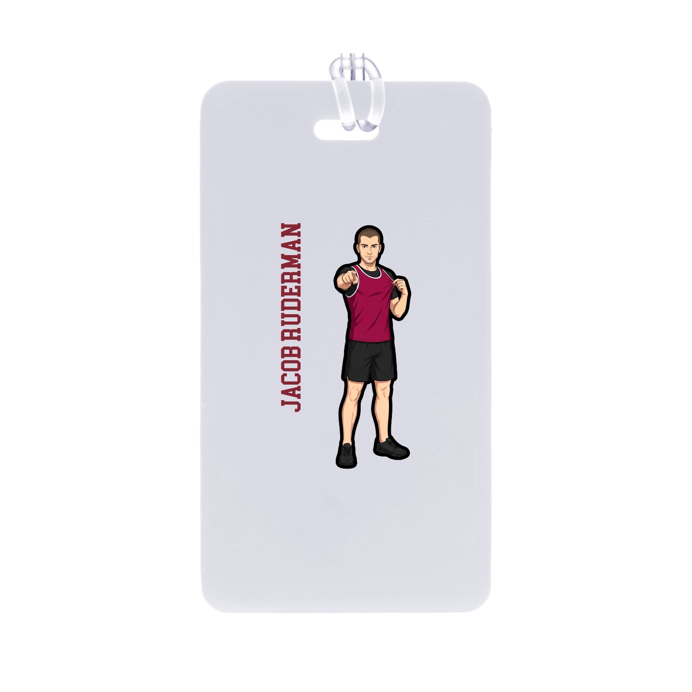 Bag Tag — Name Vertical in Classic