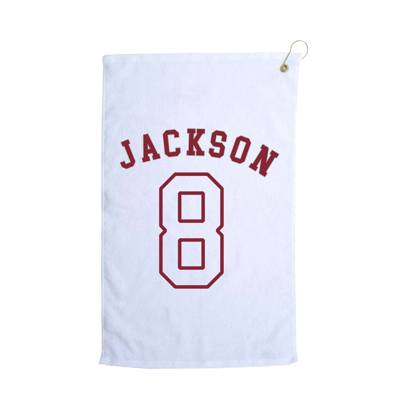 Golf Towel — Shirsey Arch in White
