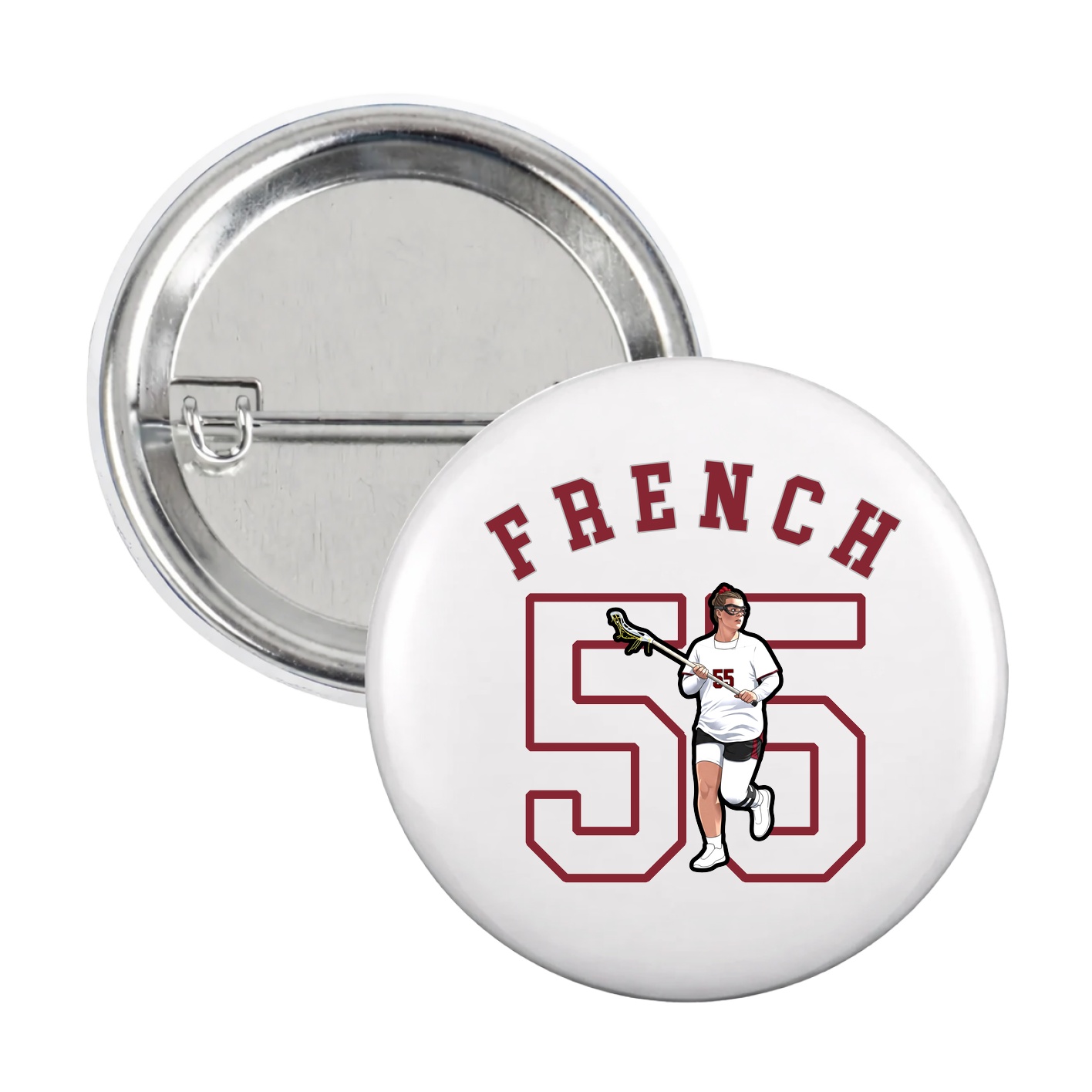 Game Day Button — Shirsey Arch in White