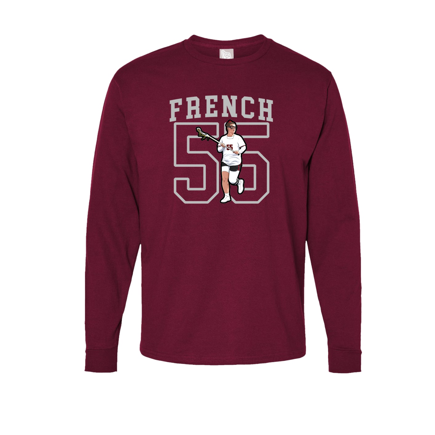 Long Sleeve Tee — Shirsey in Cardinal