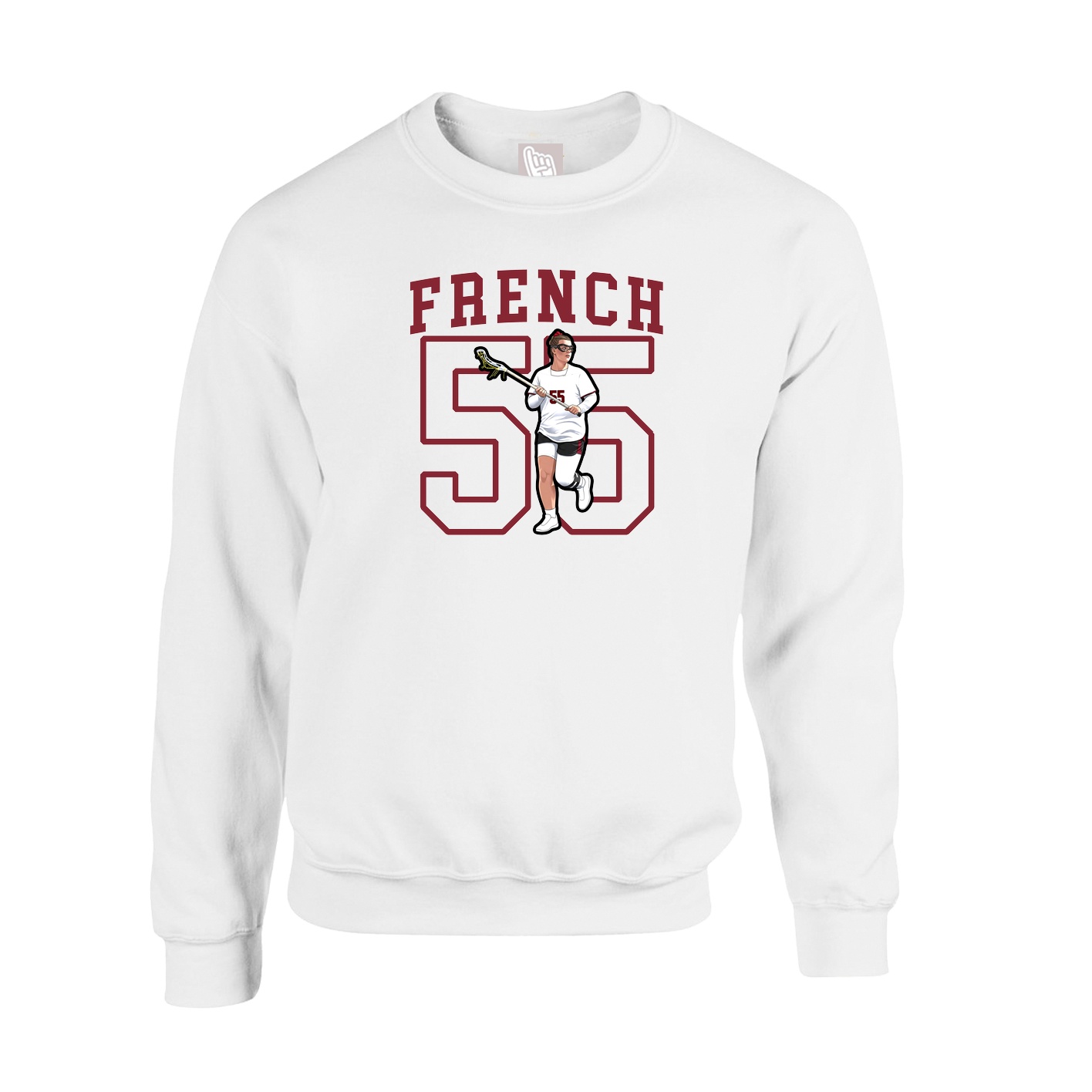 Fleece Crew — Shirsey in White