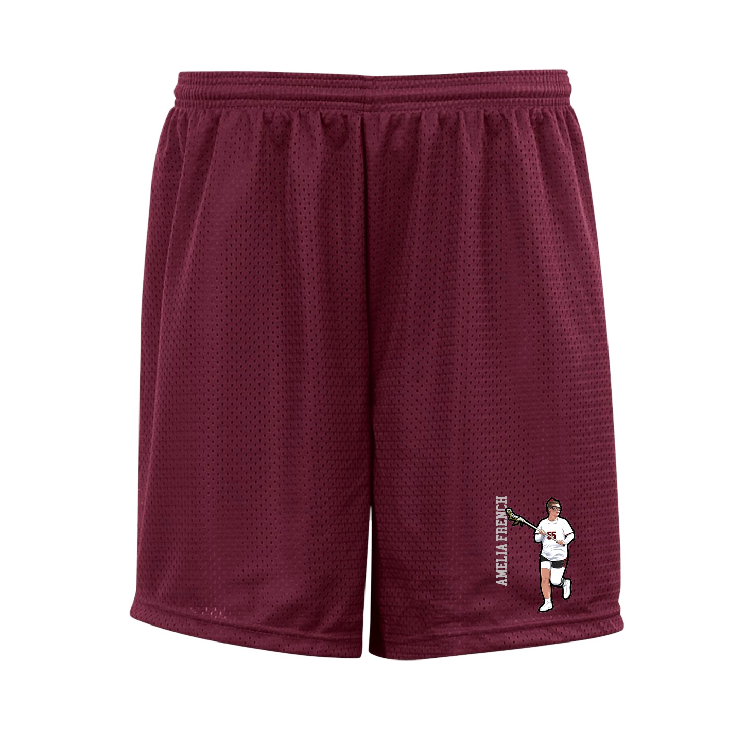 Shorts — Name Vertical in Cardinal
