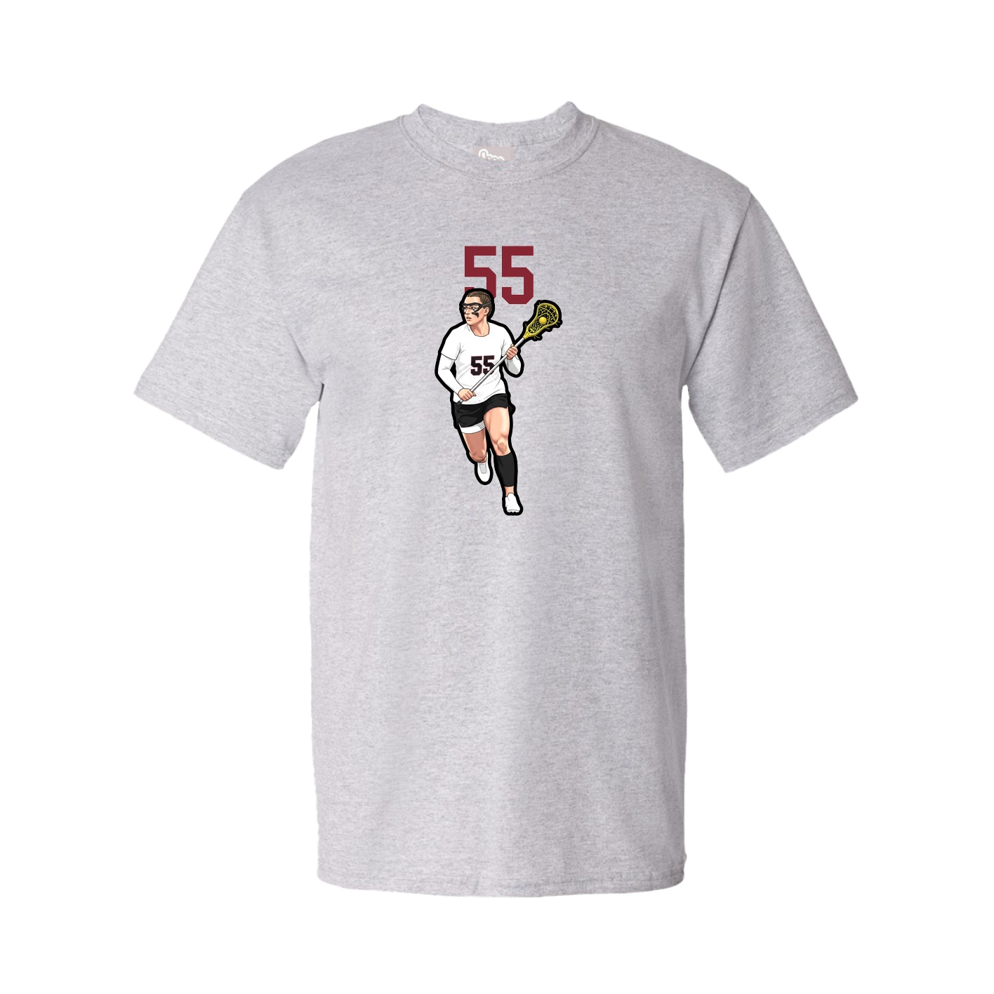 Tee — Number Top in Grey