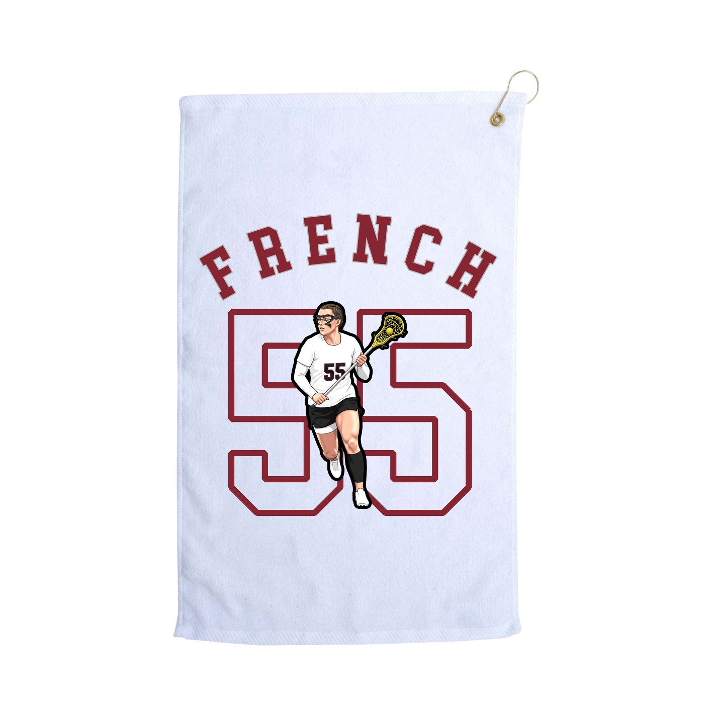 Golf Towel — Shirsey Arch in White