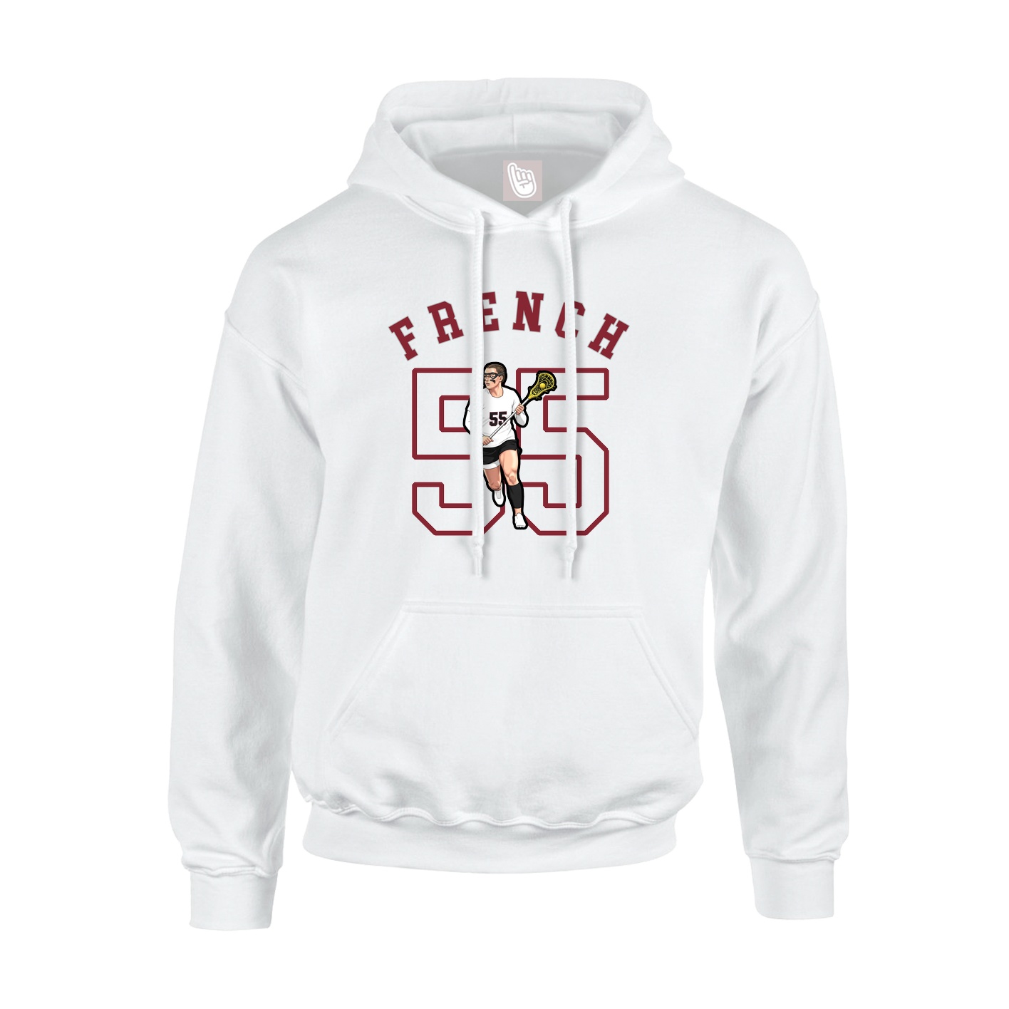Hoodie — Shirsey Arch in White