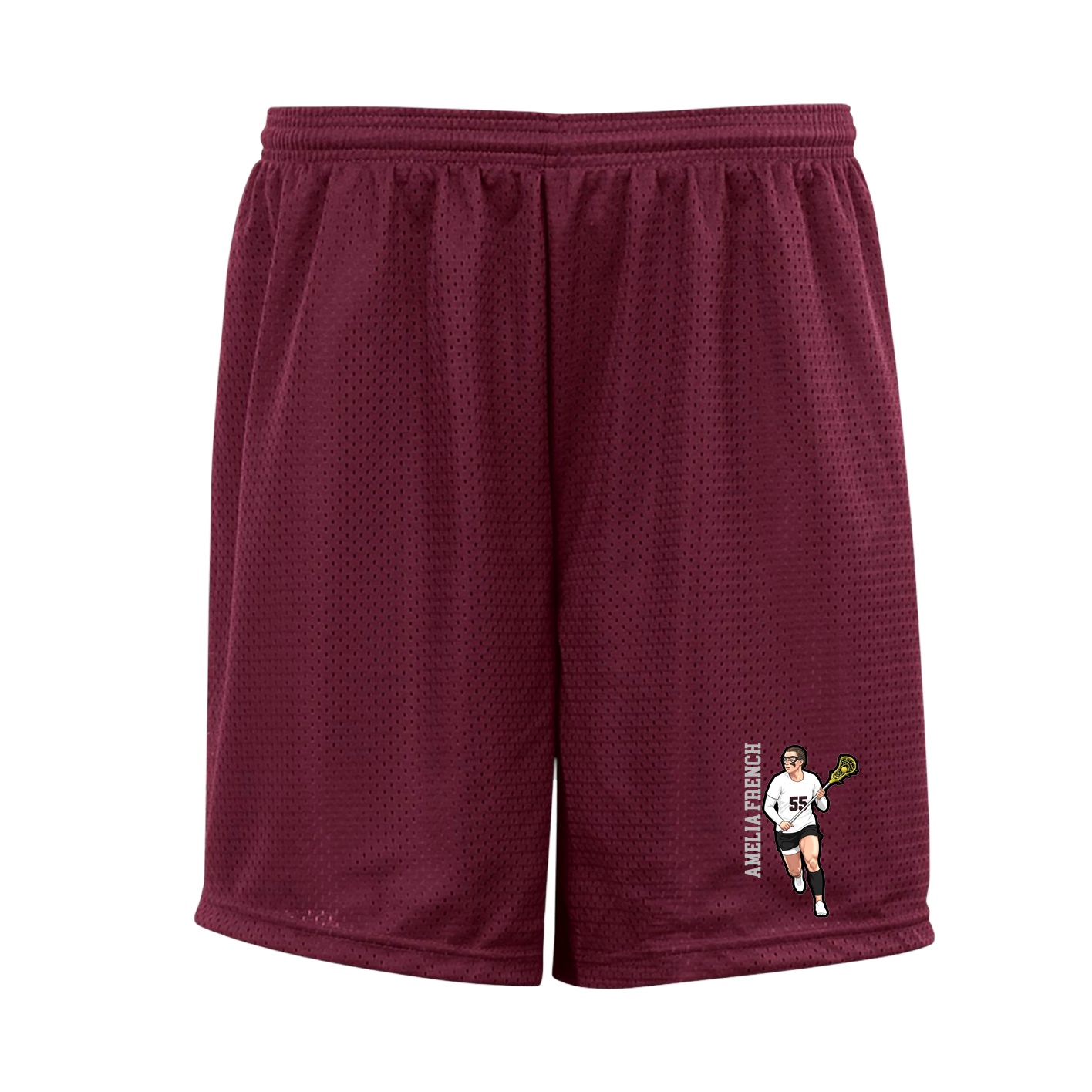 Shorts — Name Vertical in Cardinal