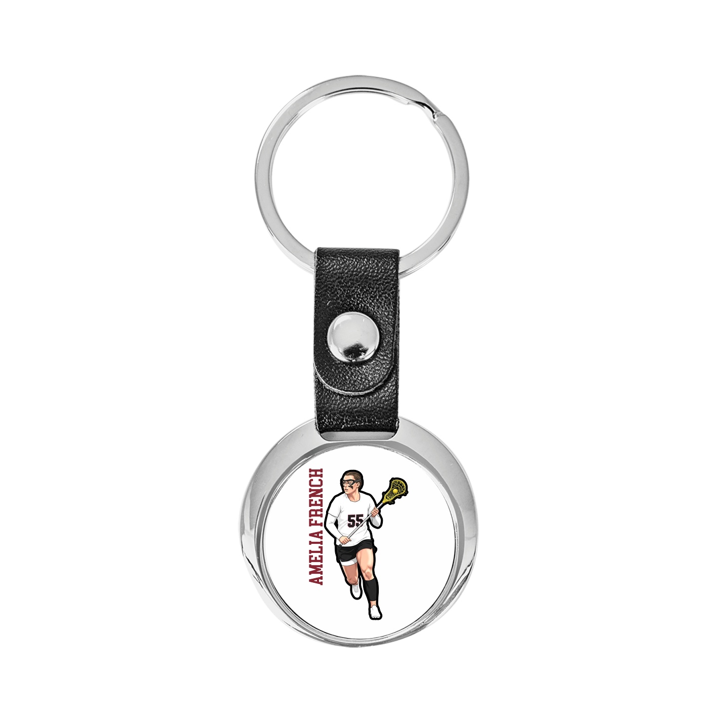 Key Chain — Name Vertical in Classic