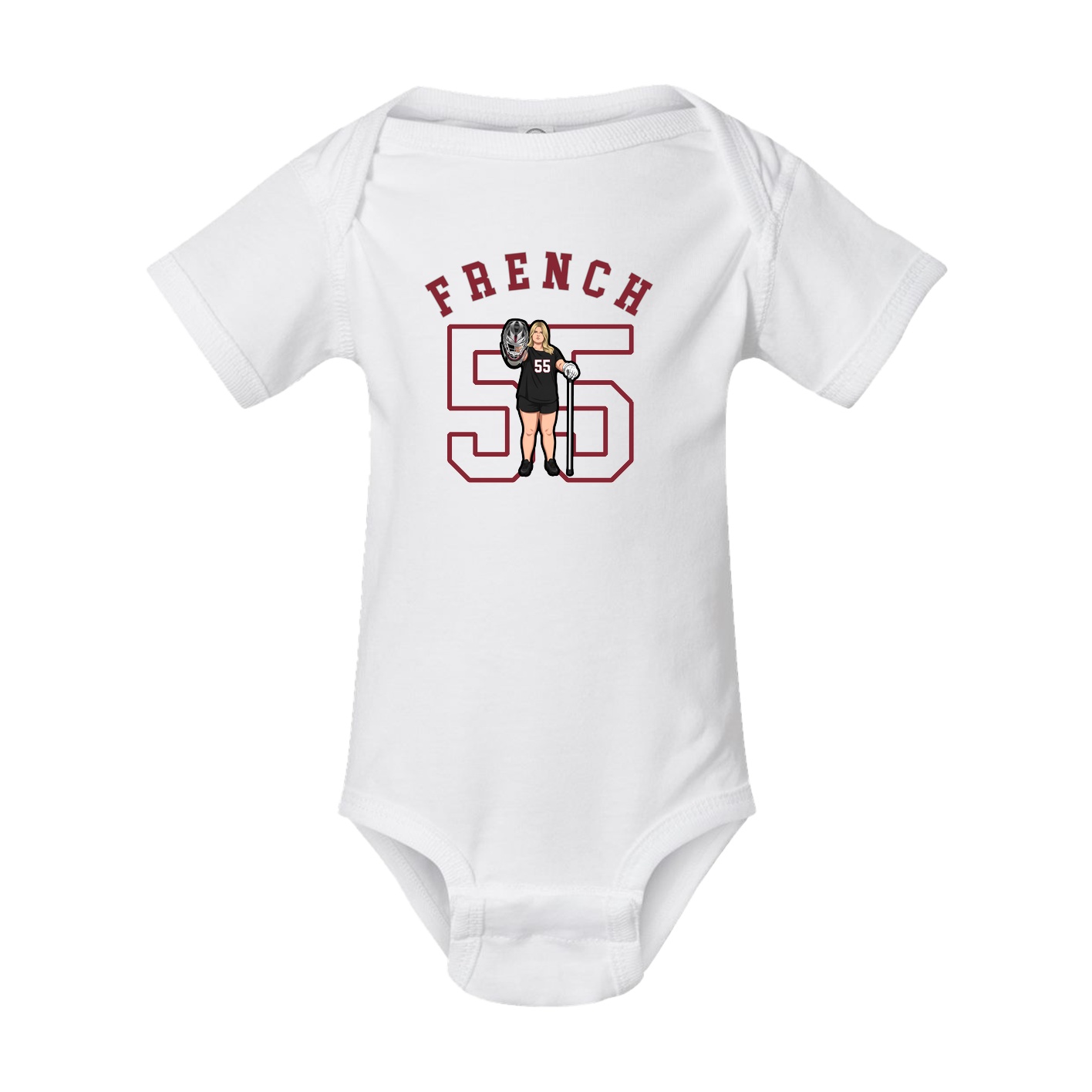 Baby Onesie — Shirsey Arch in White