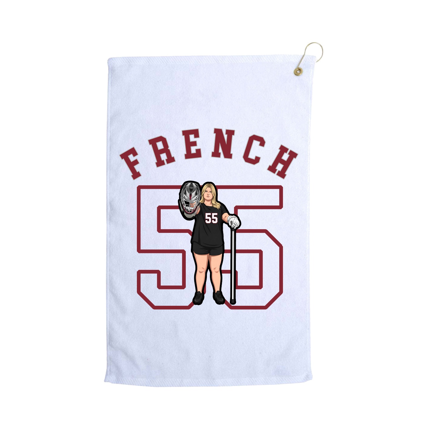 Golf Towel — Shirsey Arch in White