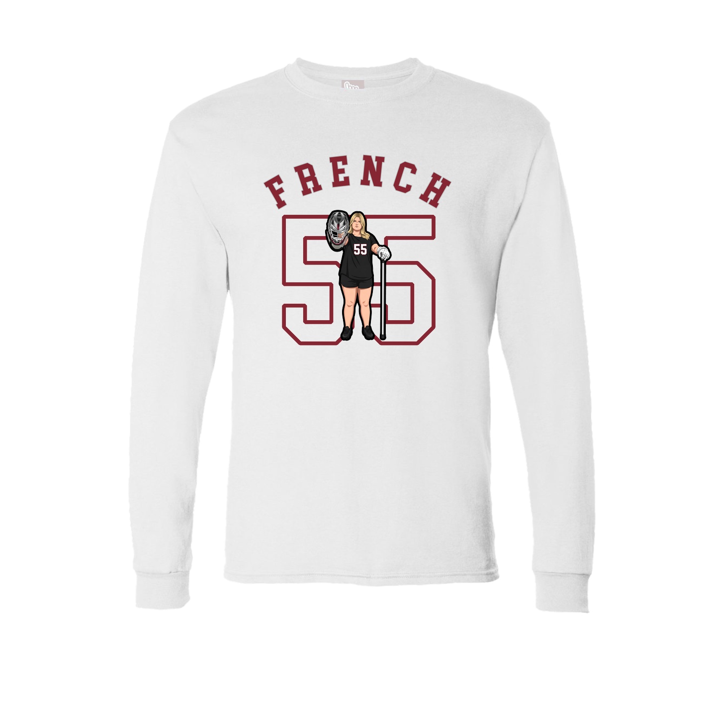 Long Sleeve Tee — Shirsey Arch in White