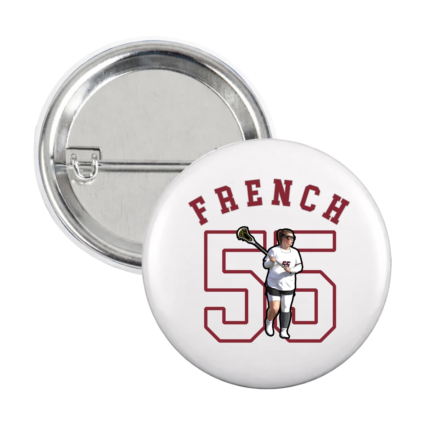 Game Day Button — Shirsey Arch in White