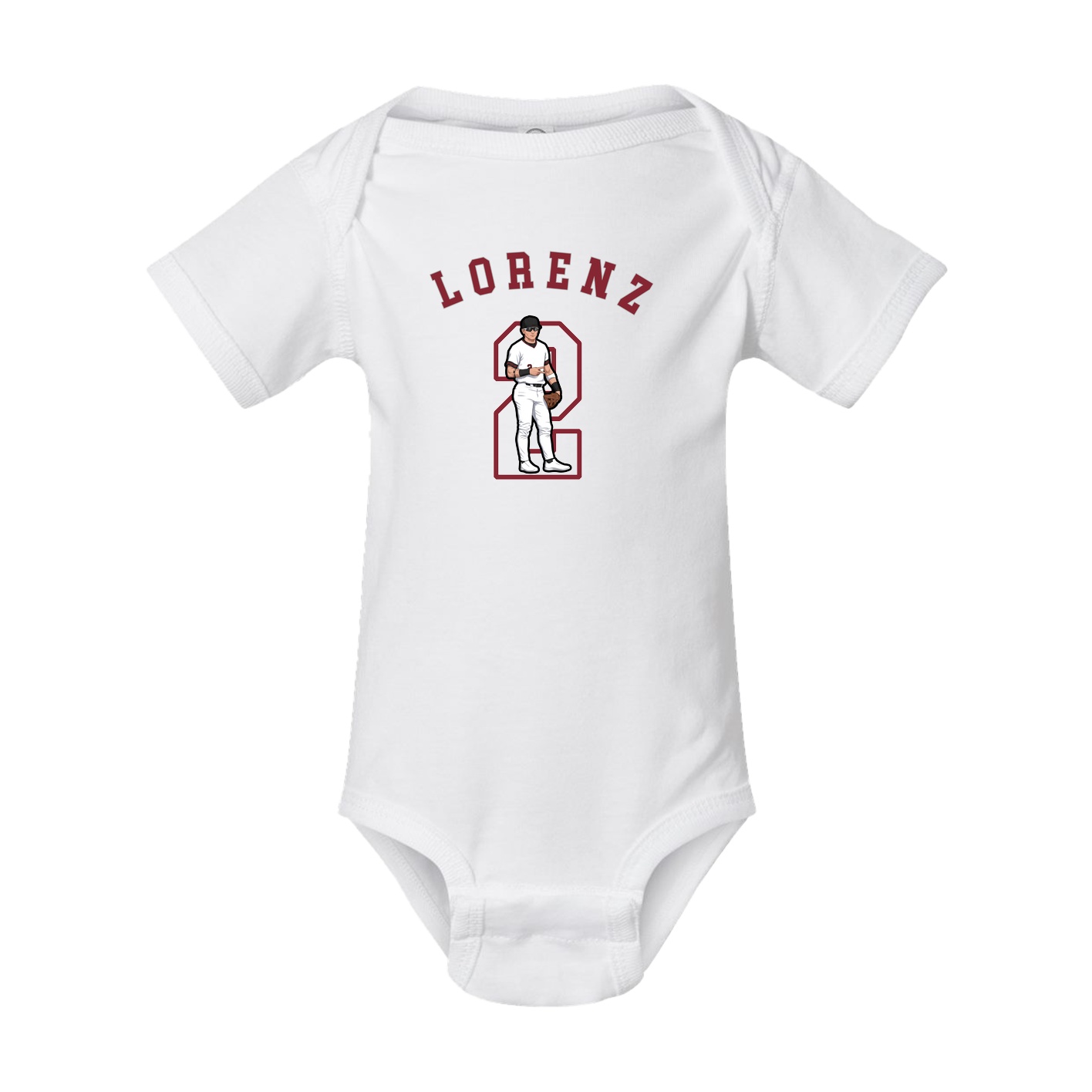 Baby Onesie — Shirsey Arch in White