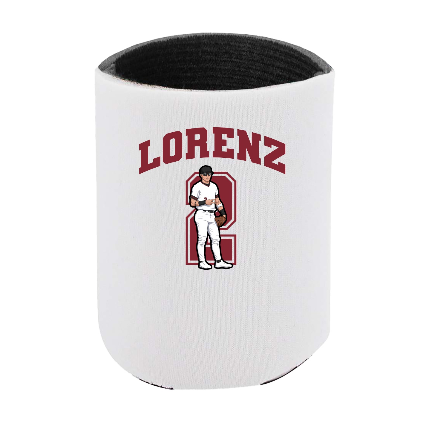 Can Holder — Number in White