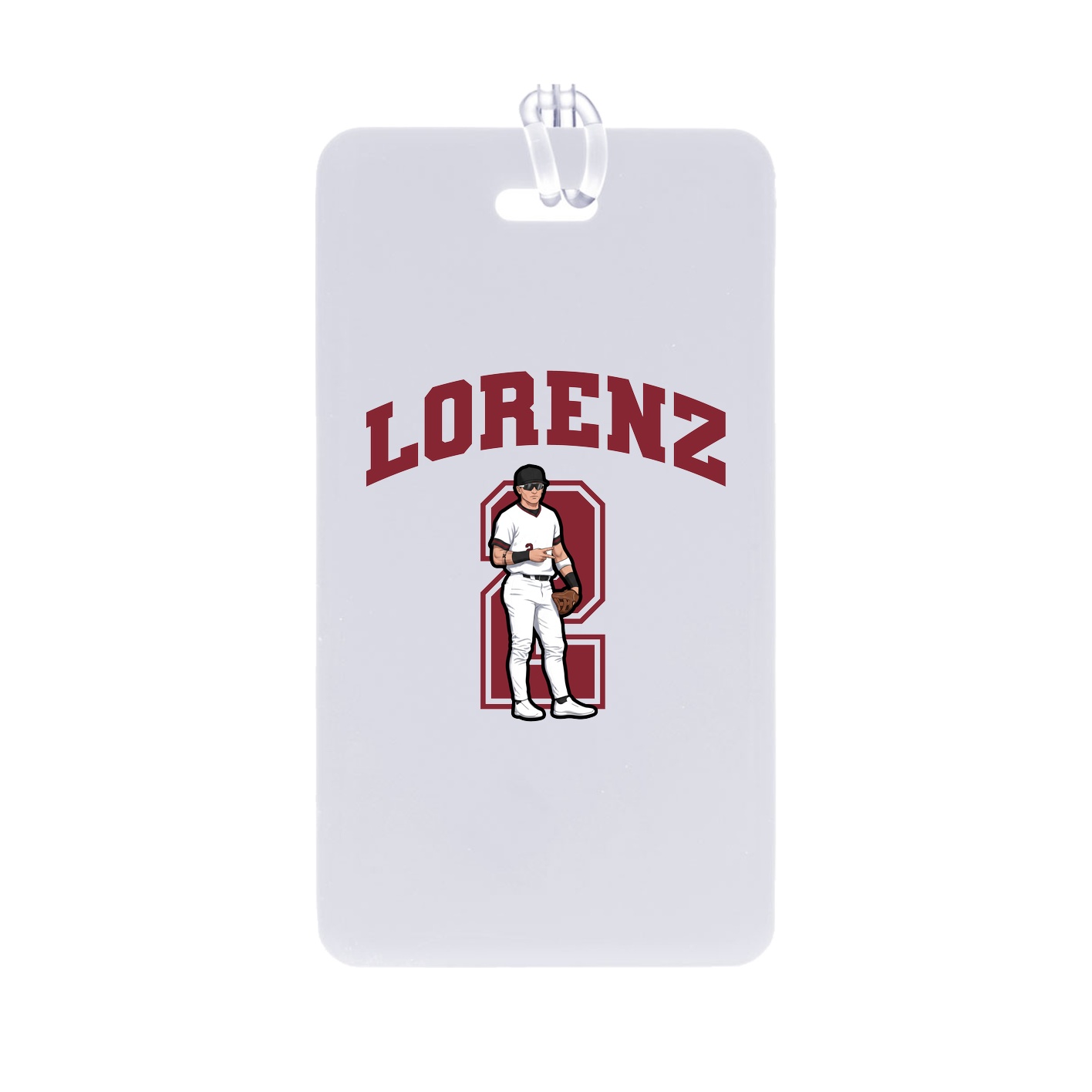 Bag Tag — Number in Classic