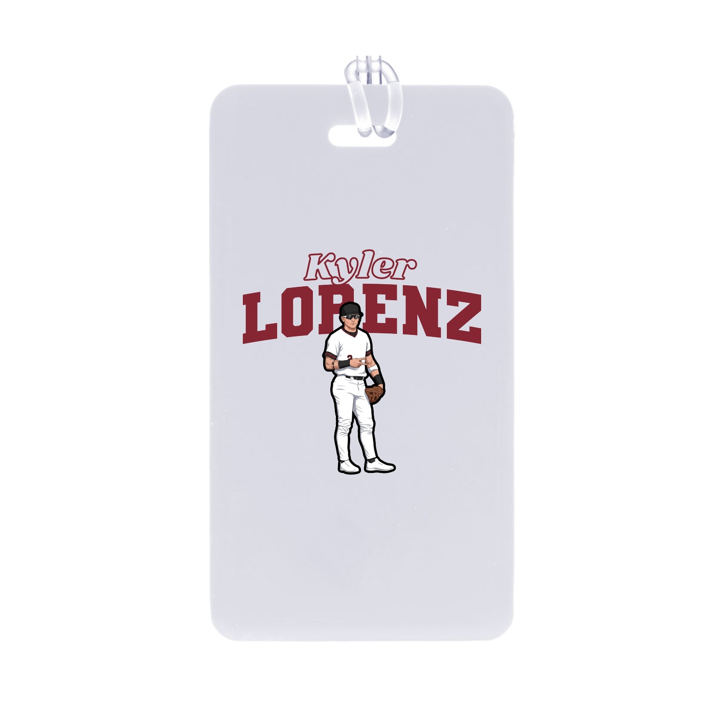 Bag Tag — Name Arch in Classic