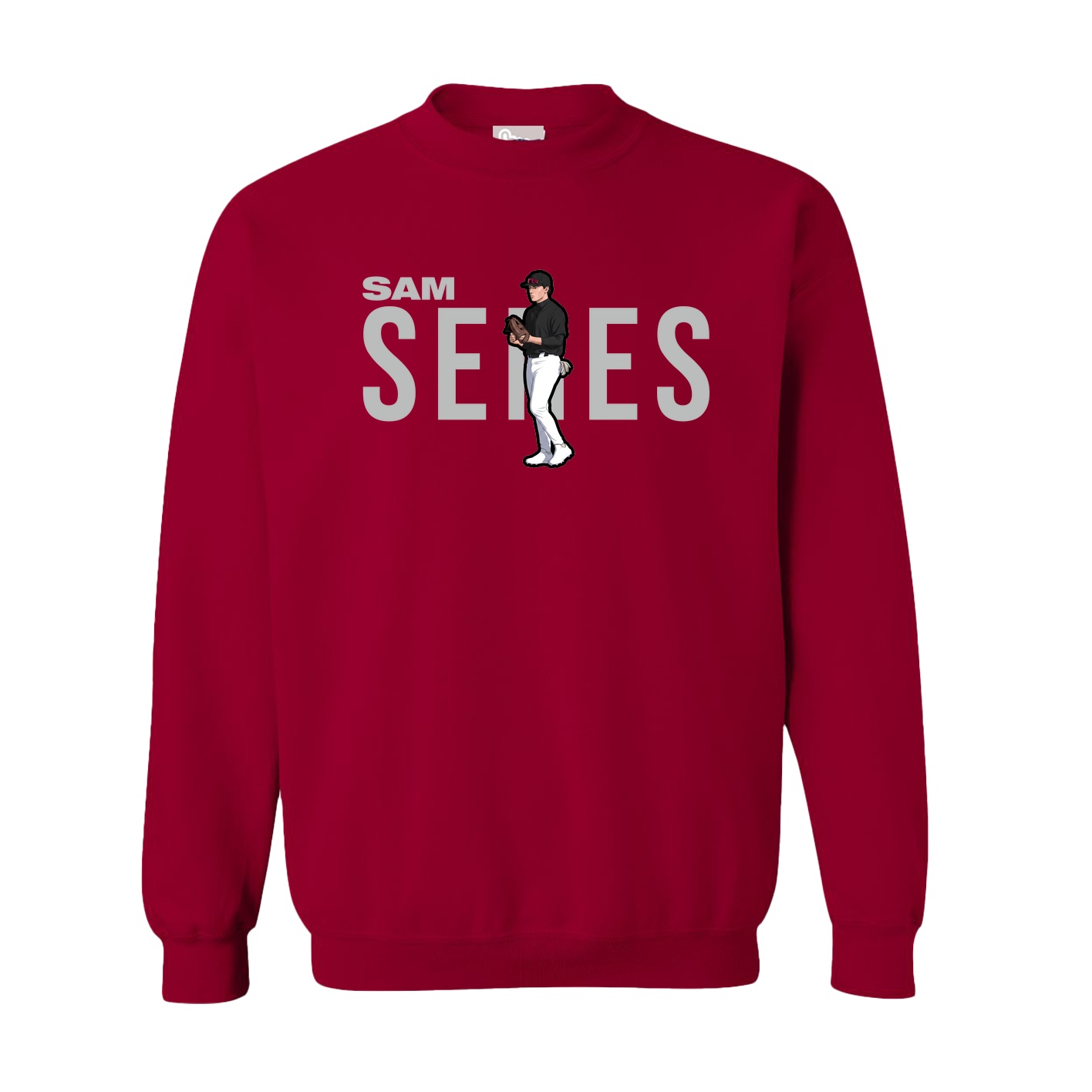 Fleece Crew — Player Name in Cardinal
