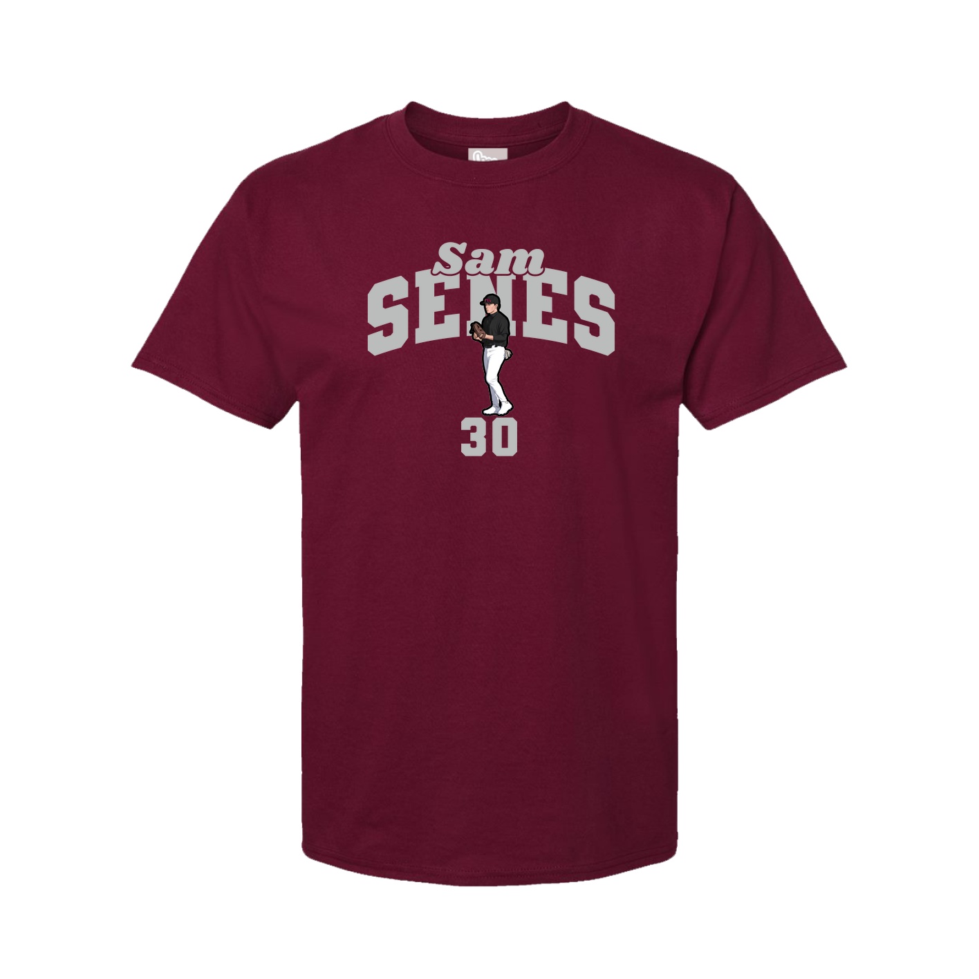 Youth Tee — Signature Arch in Cardinal