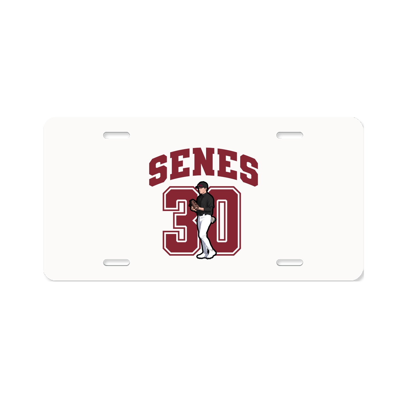 License Plate — Number in Classic
