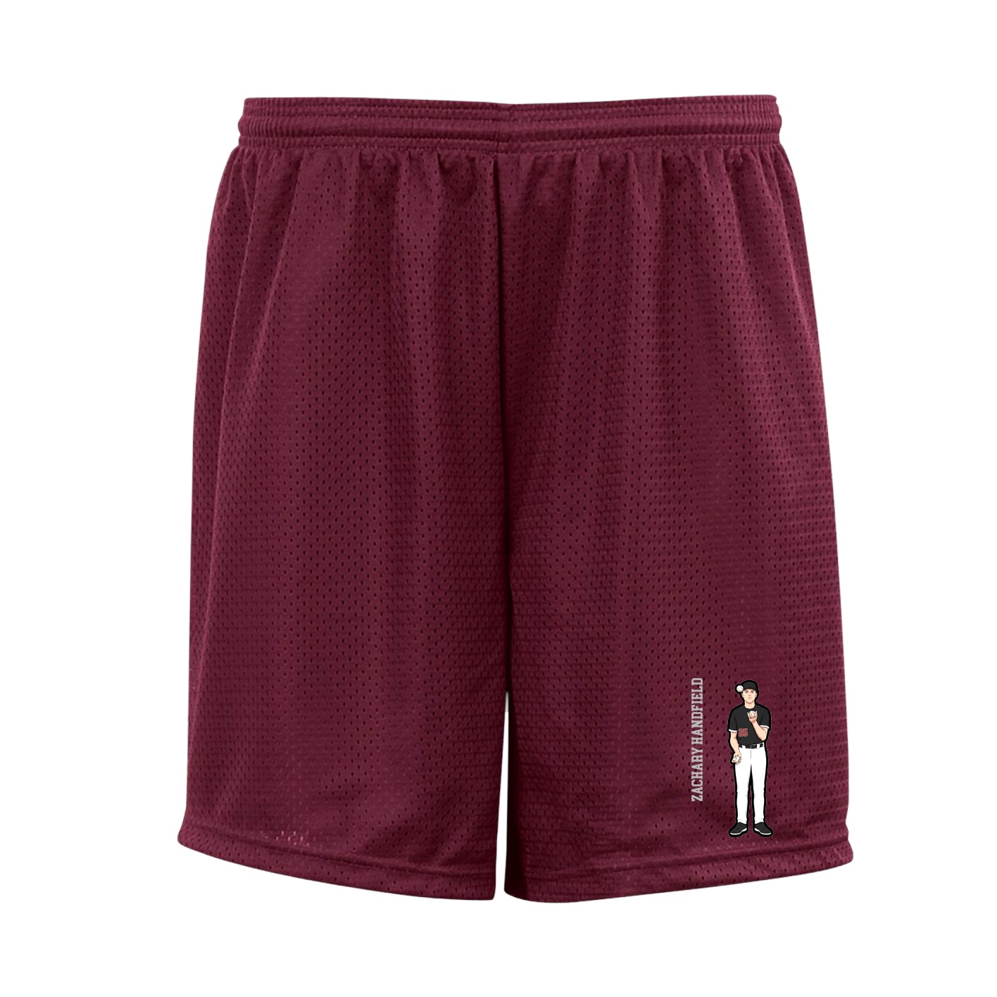 Shorts — Name Vertical in Cardinal
