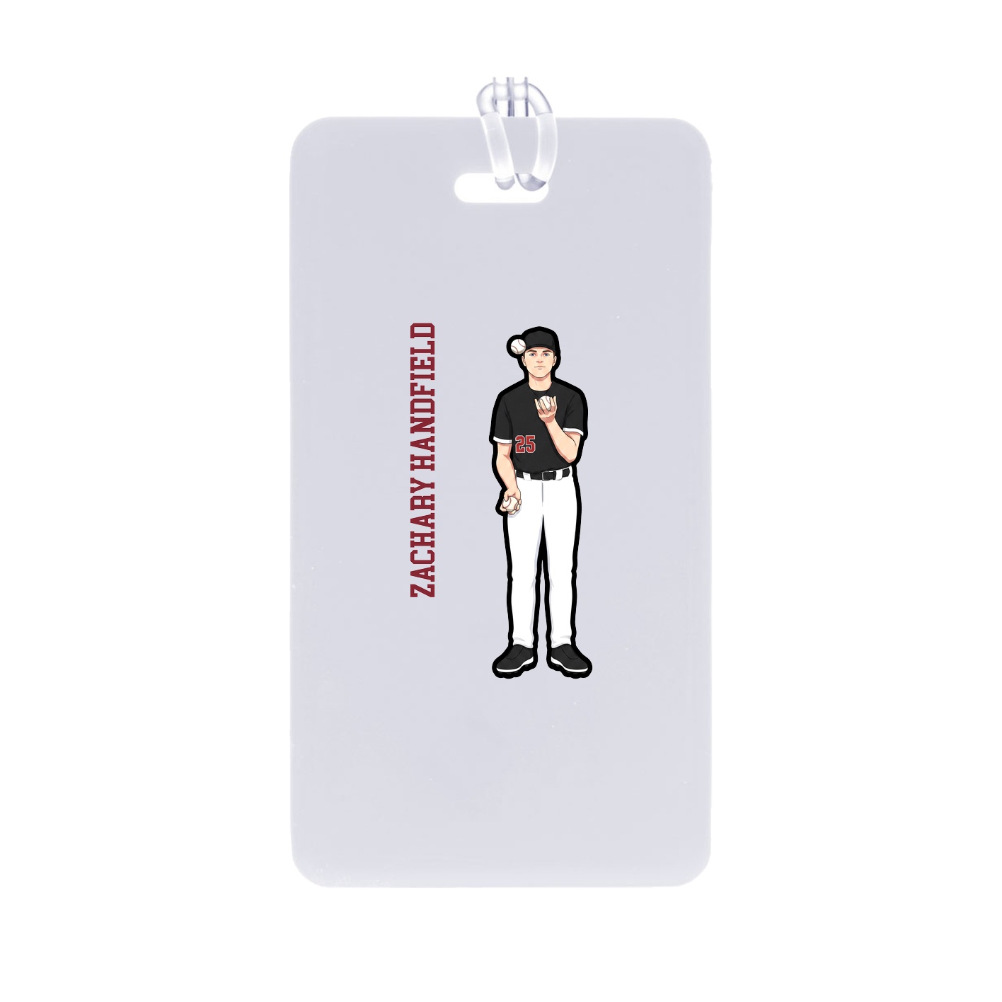 Bag Tag — Name Vertical in Classic