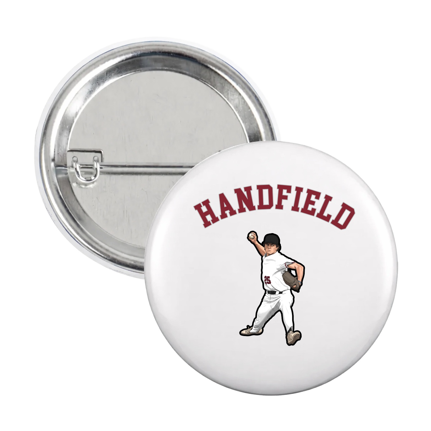 Game Day Button — Shirsey Arch in White