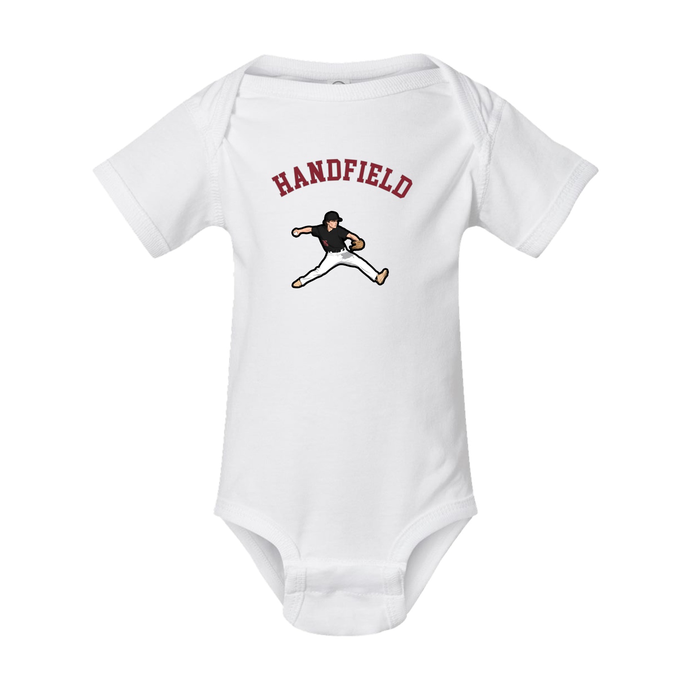 Baby Onesie — Shirsey Arch in White