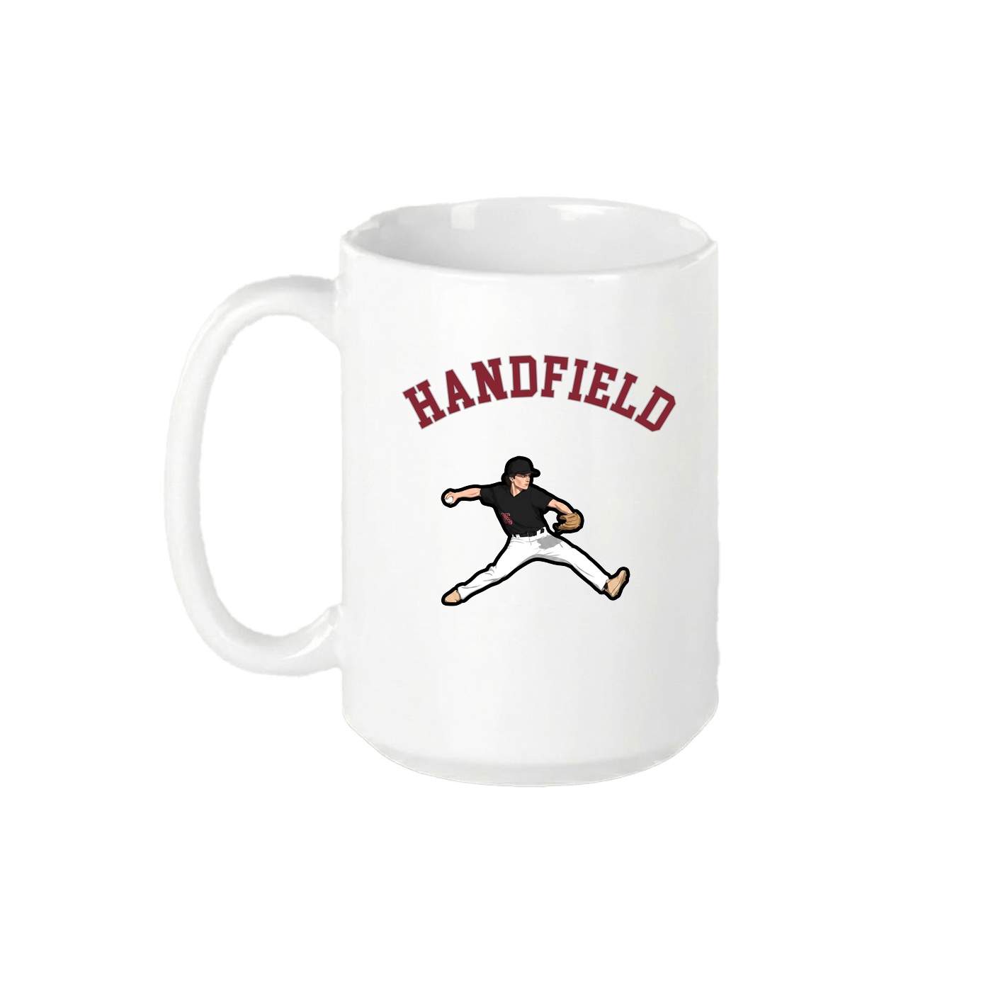 15oz Coffee Mug — Shirsey Arch in White