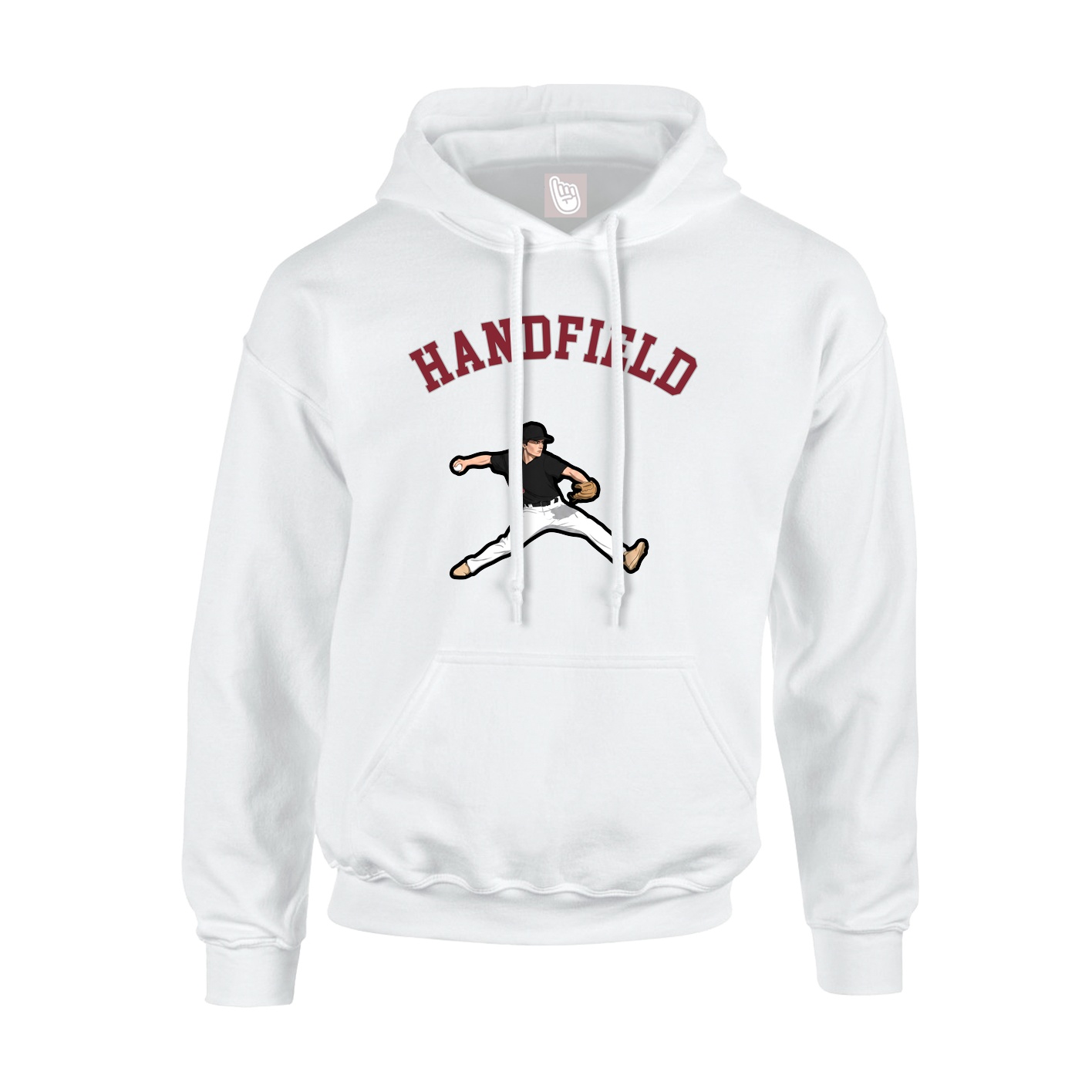 Hoodie — Shirsey Arch in White