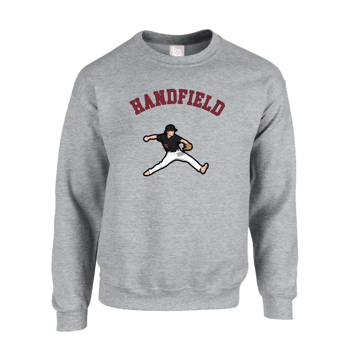 Fleece Crew — Shirsey Arch in Grey