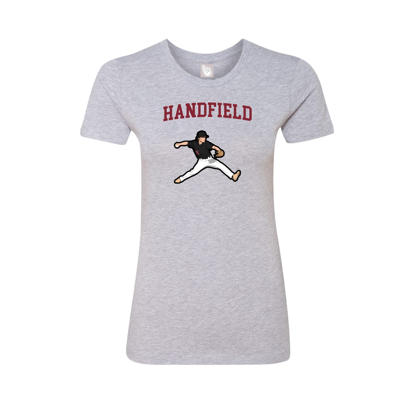 Fitted Women's Tee — Shirsey in Grey