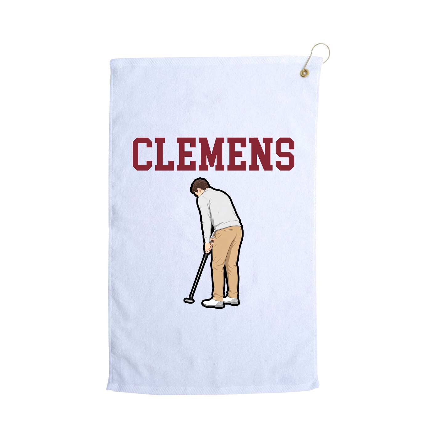 Golf Towel — Shirsey in White