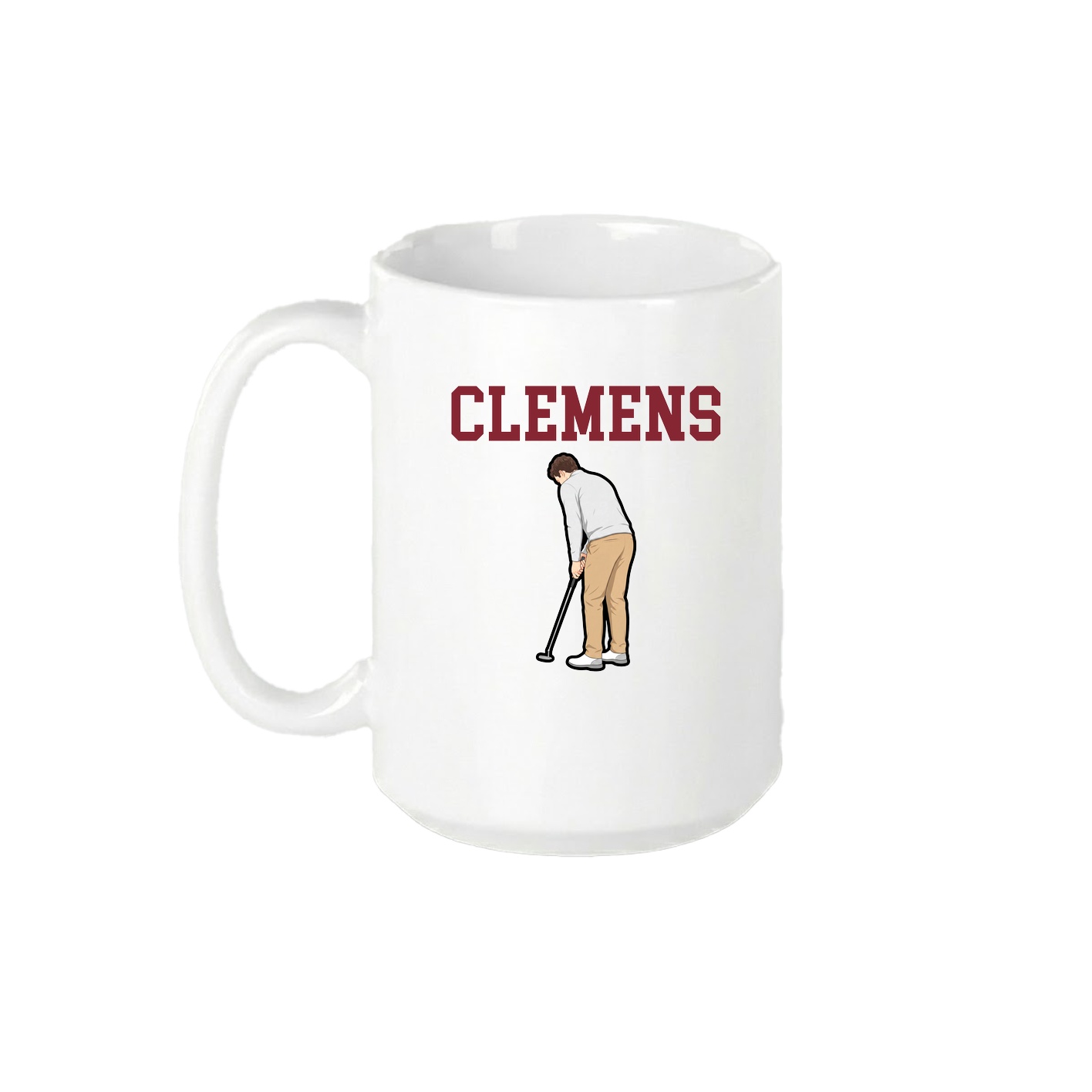 15oz Coffee Mug — Shirsey in White