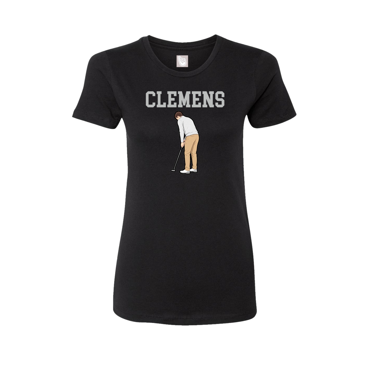 Fitted Women's Tee — Shirsey in Black