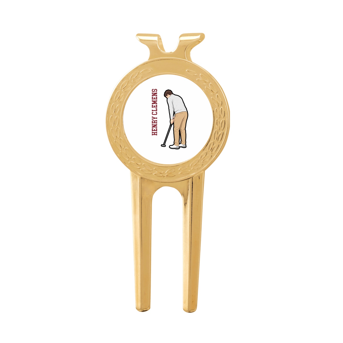 Divot Tool with Ball Marker — Name Vertical in Classic