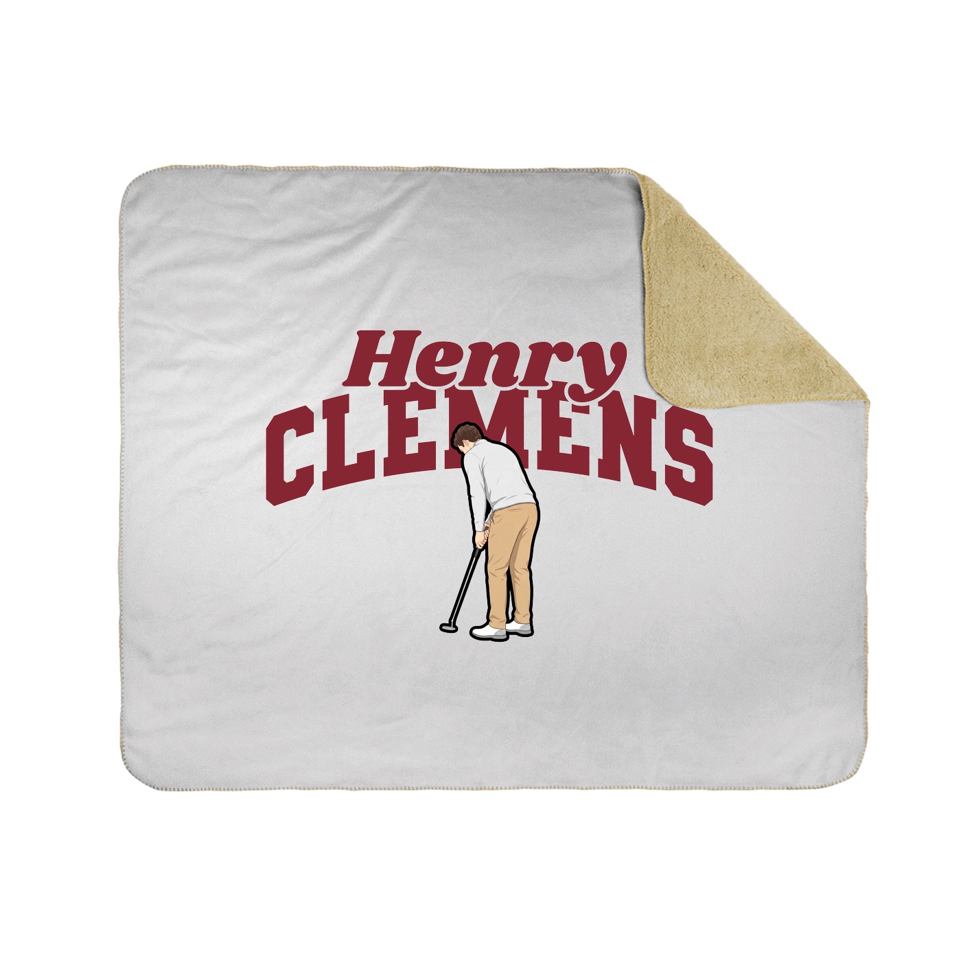 Throw Blanket — Signature Arch in White