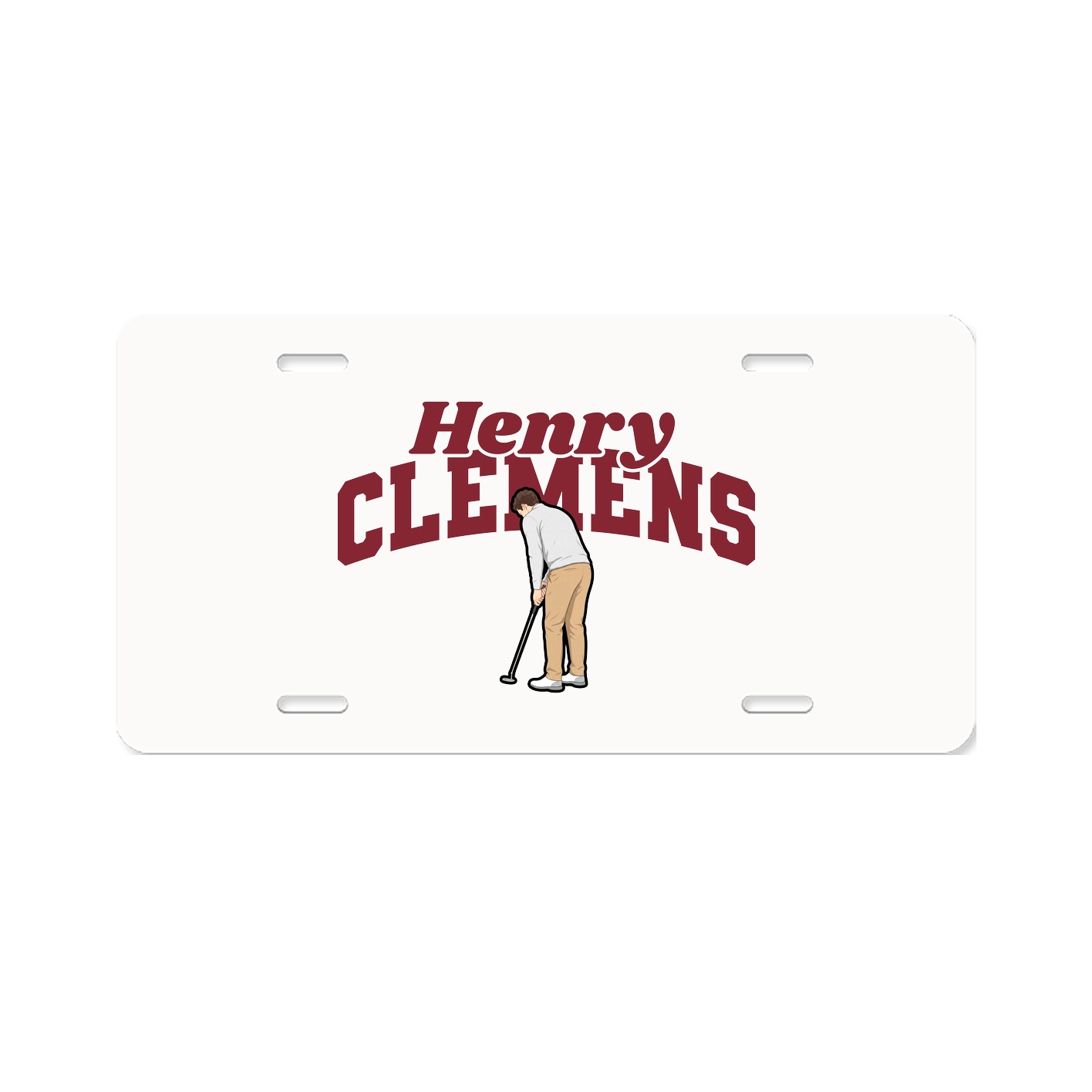 License Plate — Signature Arch in Classic
