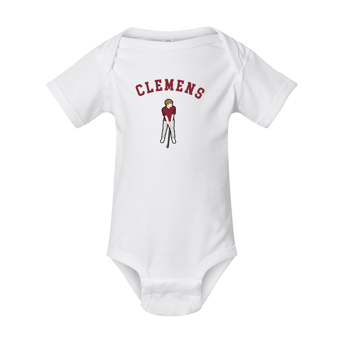 Baby Onesie — Shirsey Arch in White