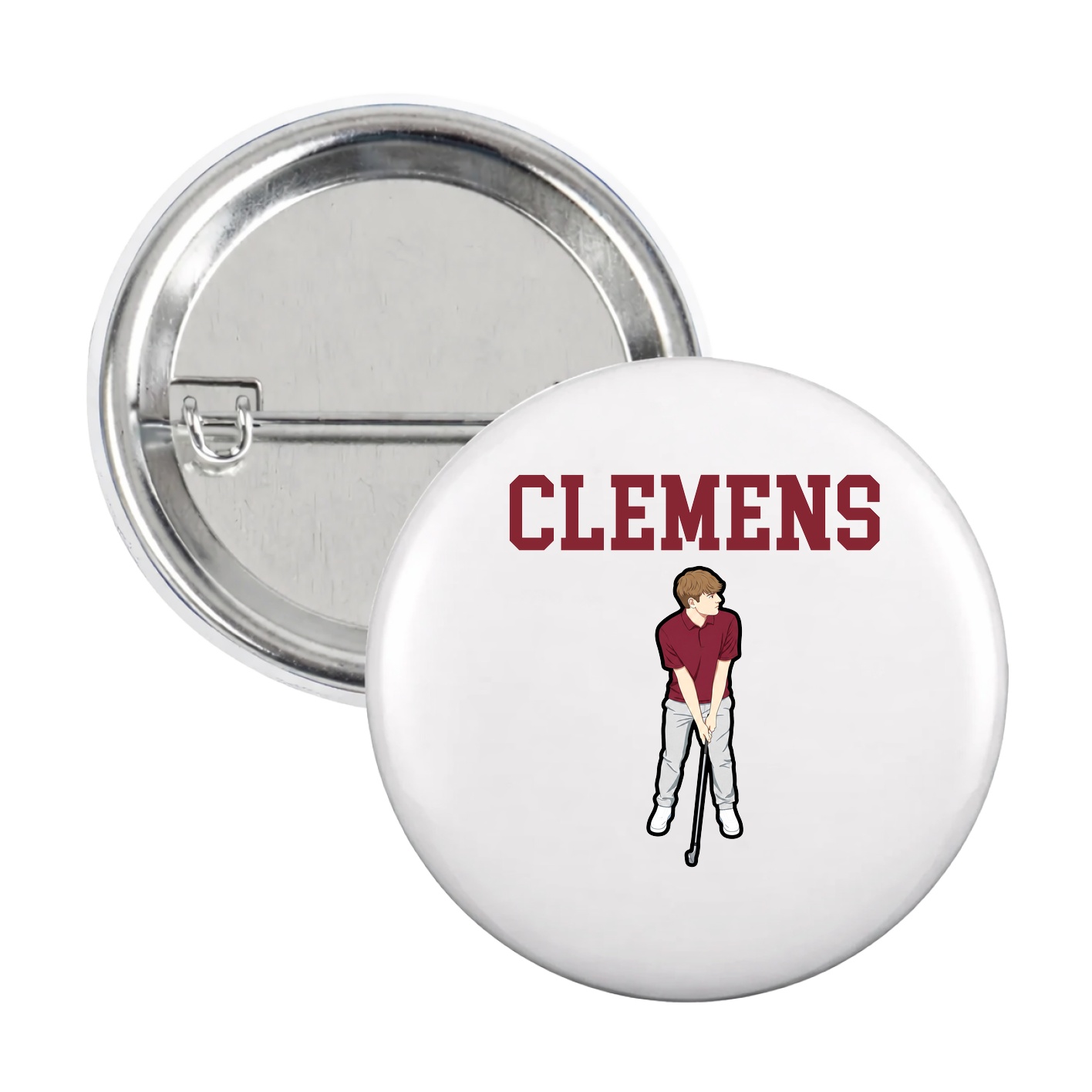 Game Day Button — Shirsey in White