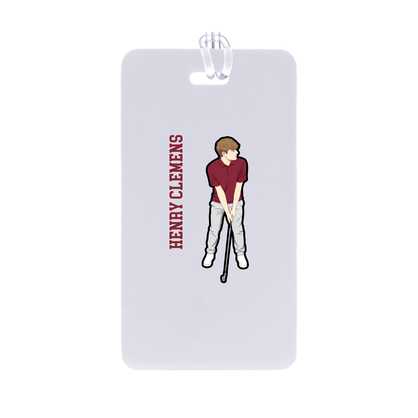 Bag Tag — Name Vertical in Classic