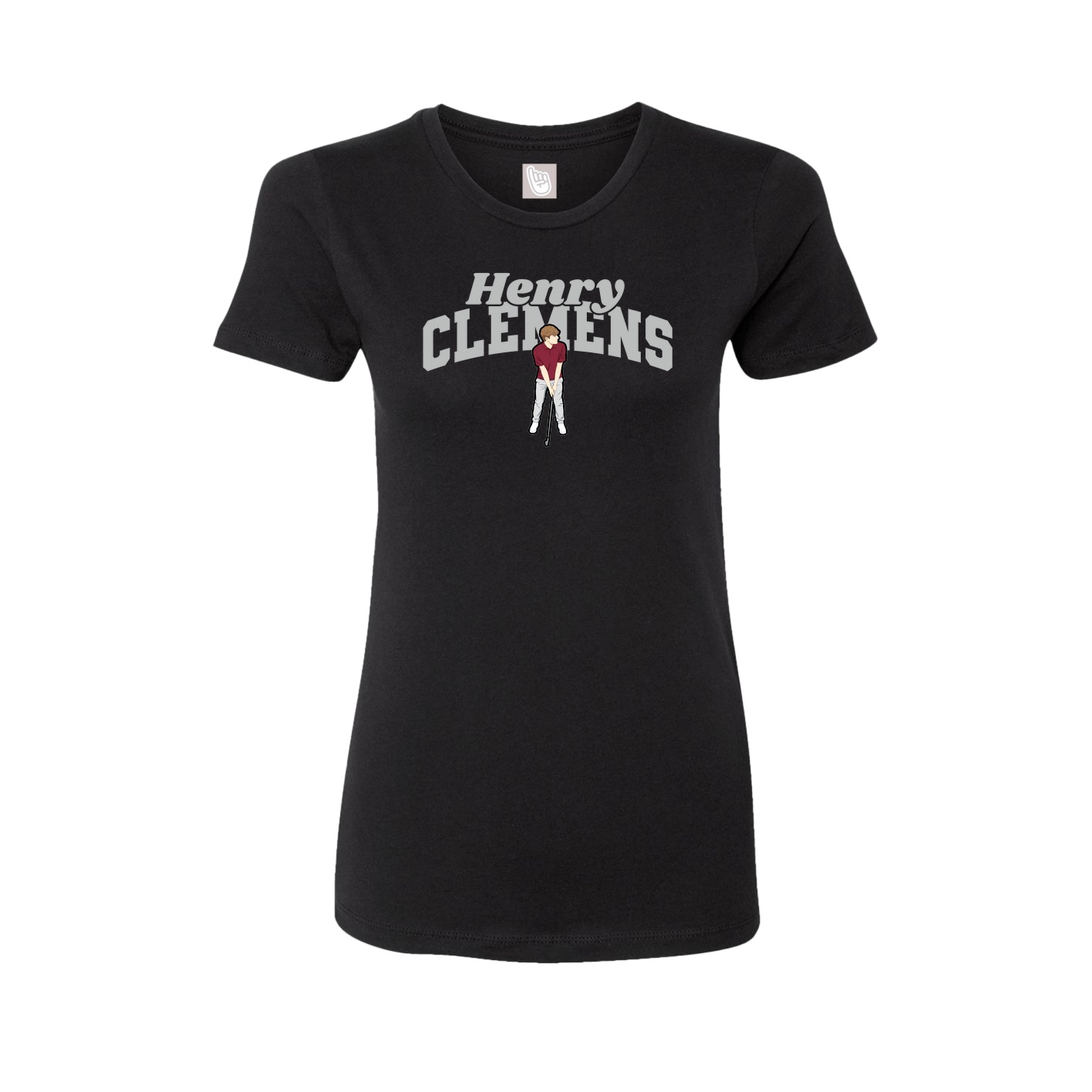 Womens Tee — Signature Arch in Black