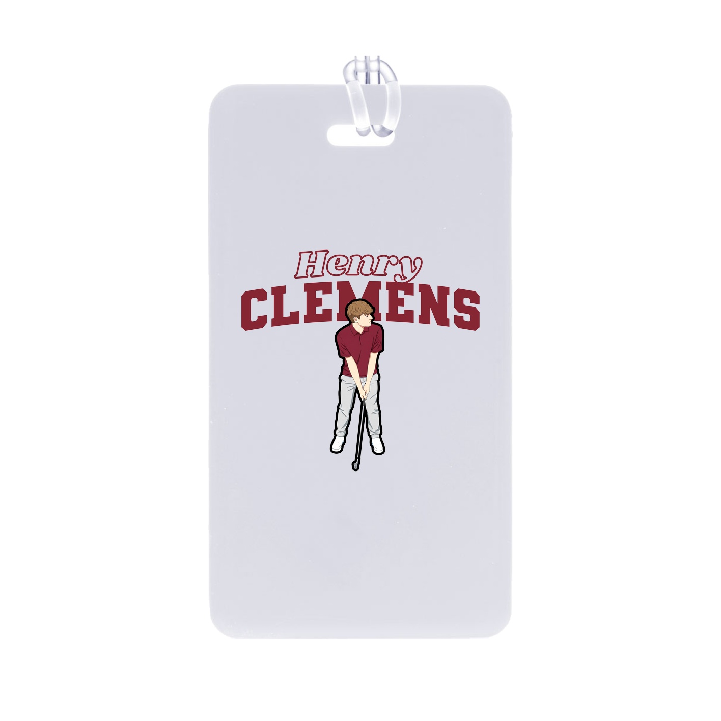 Bag Tag — Name Arch in Classic