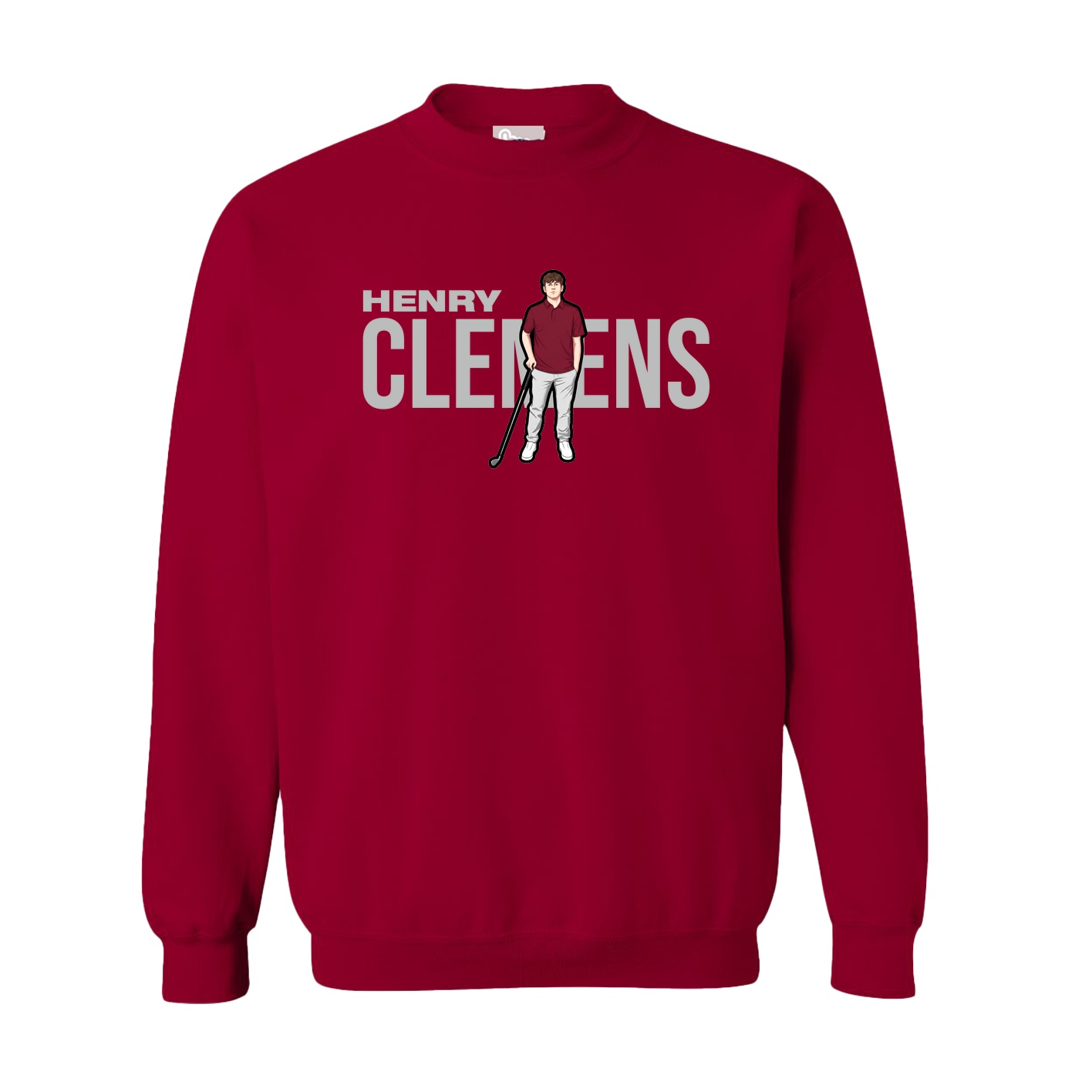 Fleece Crew — Player Name in Cardinal