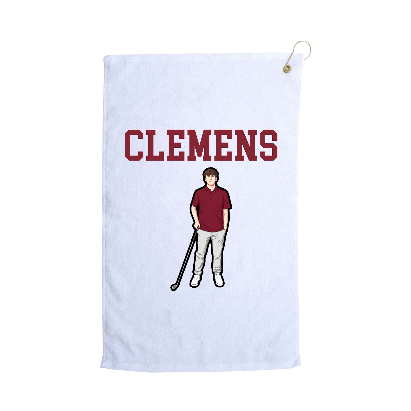 Golf Towel — Shirsey in White