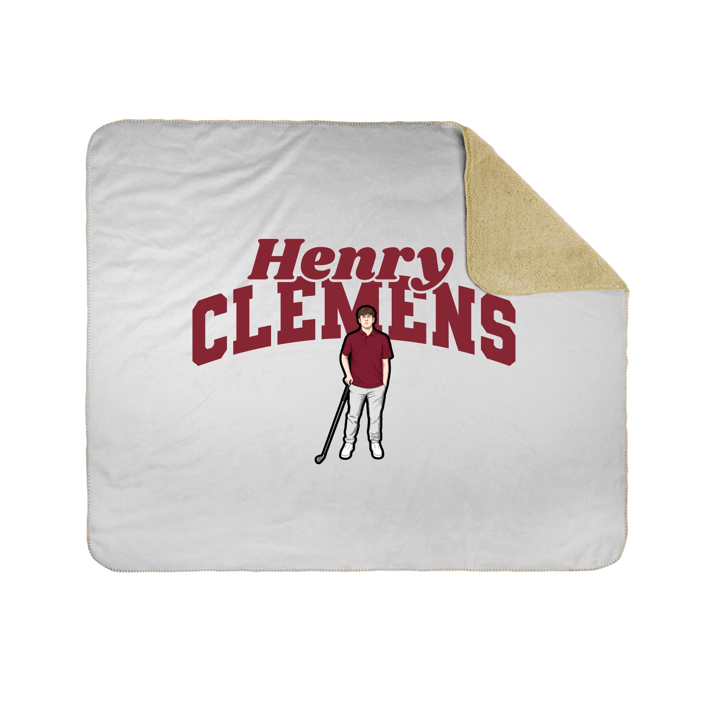 Throw Blanket — Signature Arch in White