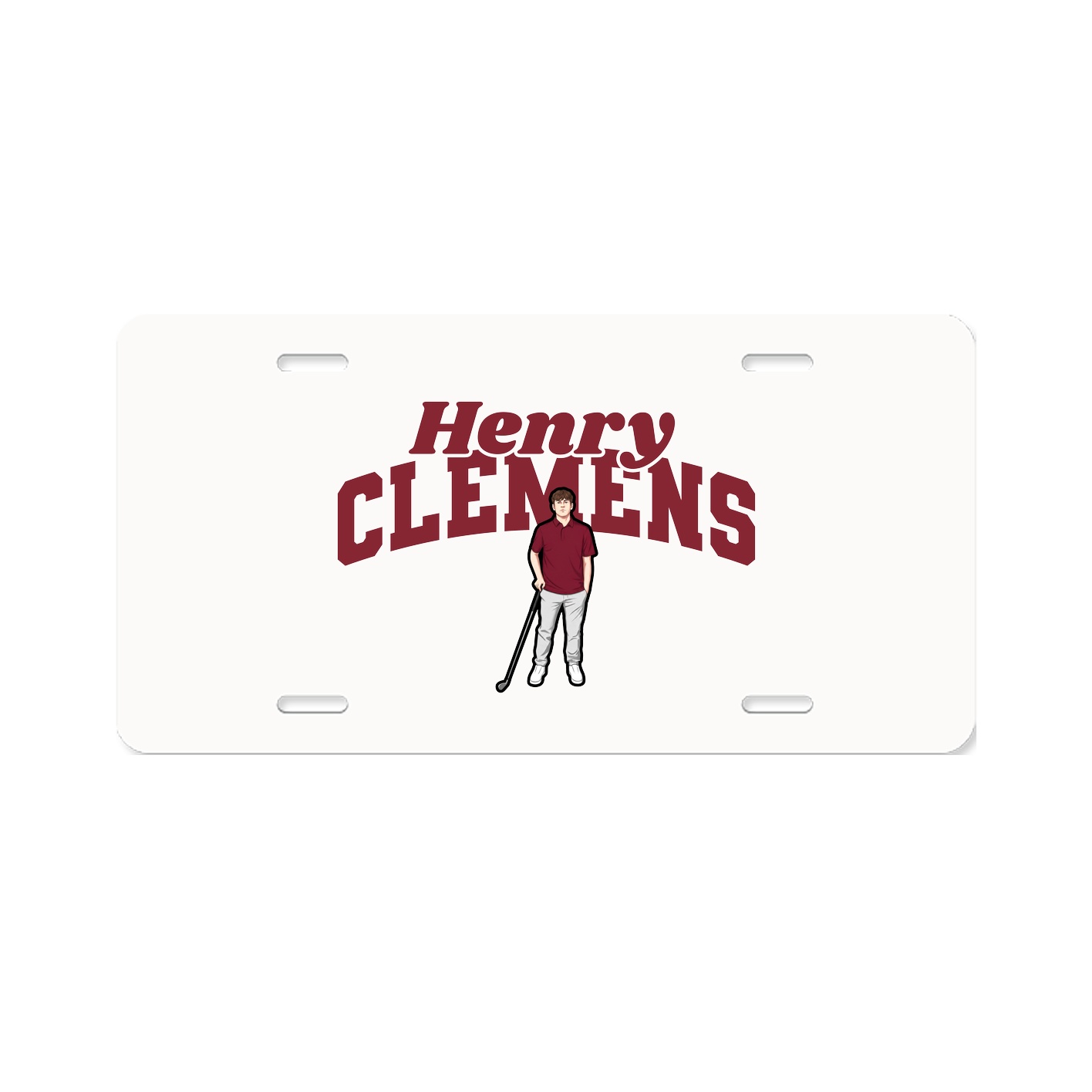 License Plate — Signature Arch in Classic