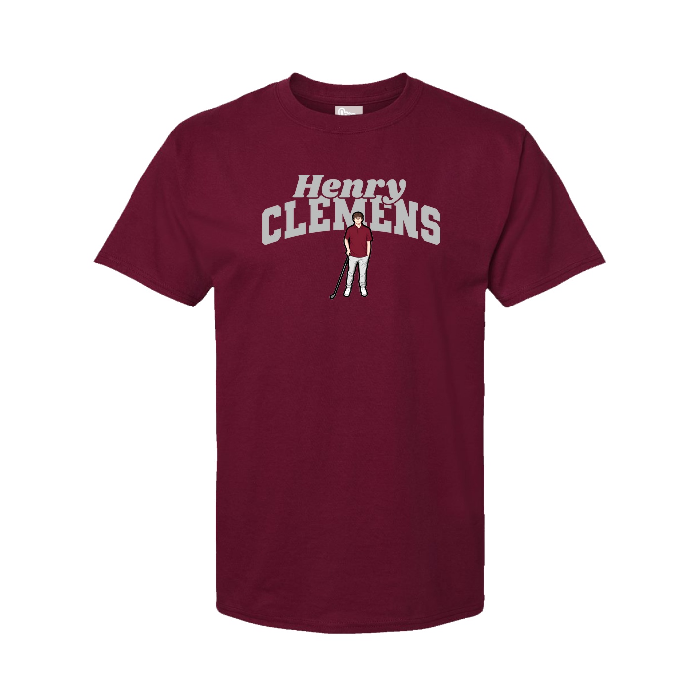 Tee — Signature Arch in Cardinal